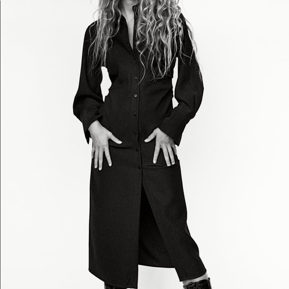 Banana Republic Dress, Button-Front Midi - Picture 6 of 10